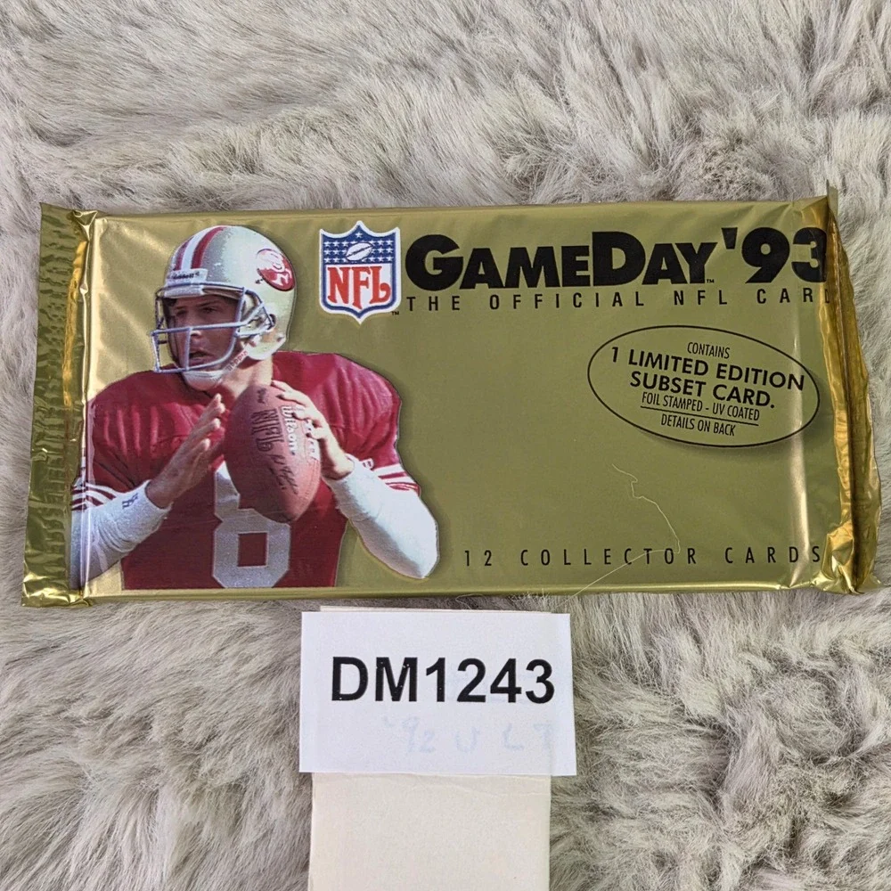 5 Sealed Packs 1993 Fleer GameDay Football Steve Young NFL